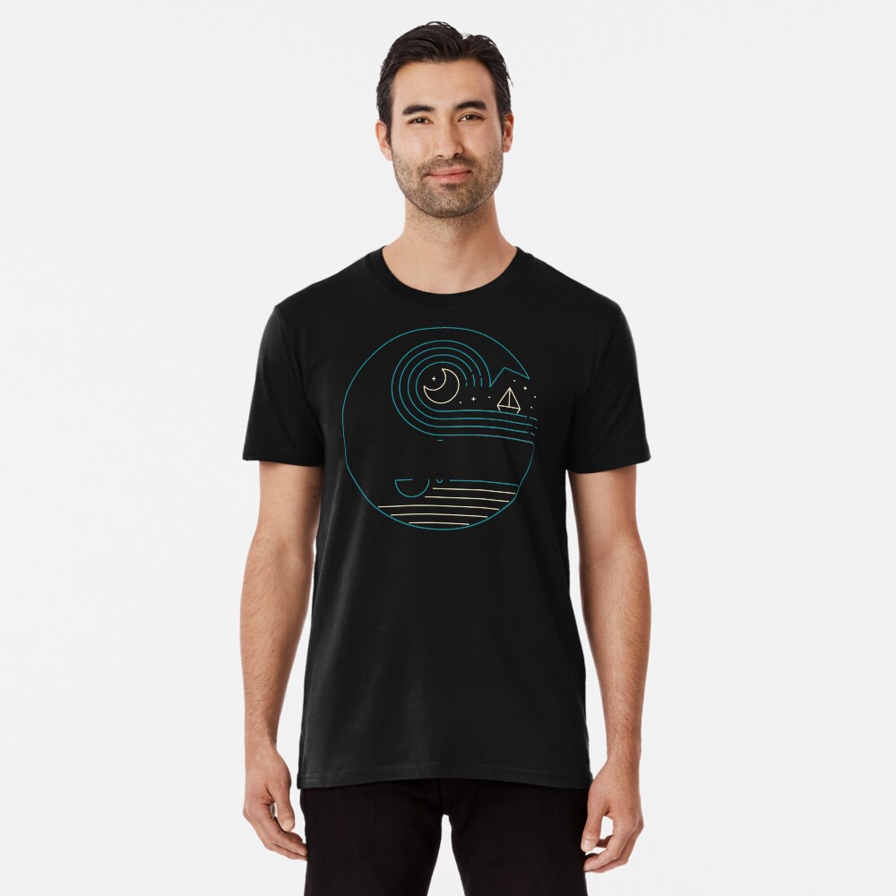 Vista previa del artículo con la obra «Camiseta premium», diseñado y vendido por thepapercrane.
