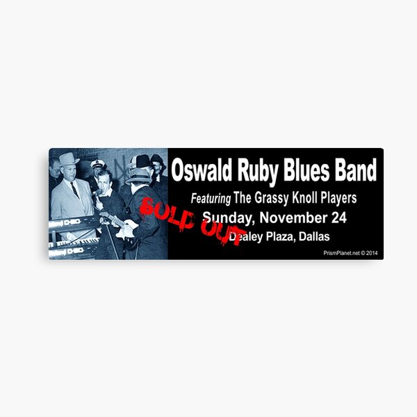 Oswald Ruby Blues Band Canvas Print