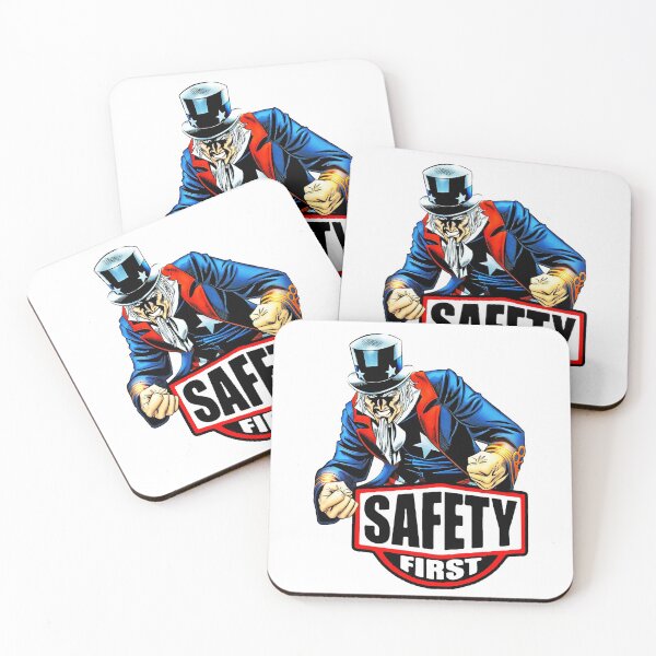 Item preview, Uncle Sam is for Safety First; designed and sold by StickerApe.