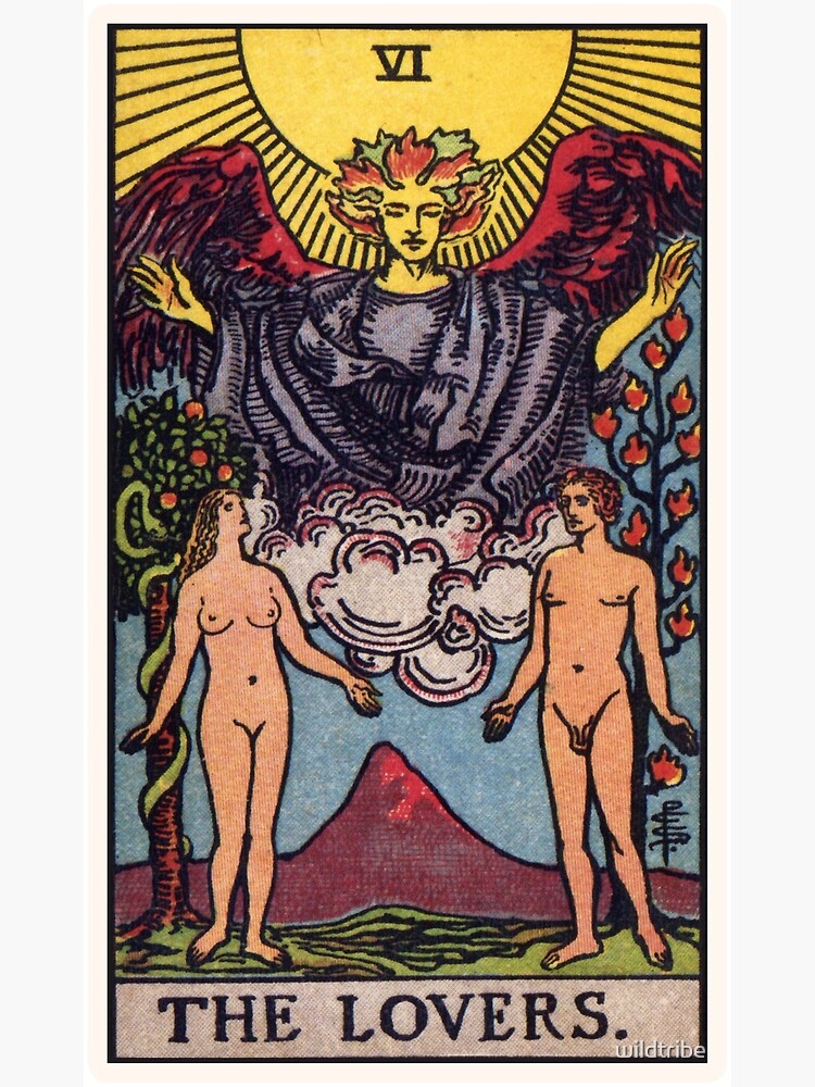 VI. The Lovers Tarot Card by wildtribe