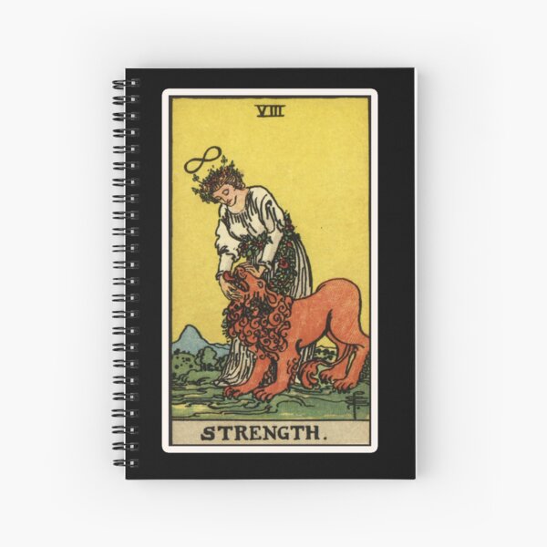 Item preview, VIII. Strength Tarot Card designed and sold by wildtribe.