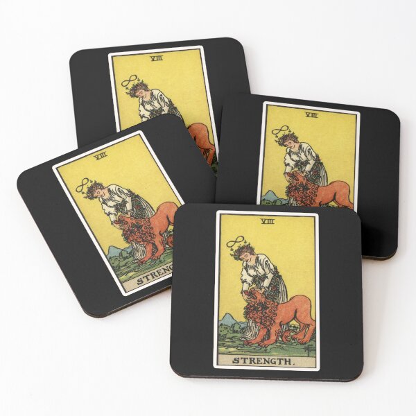 Item preview, VIII. Strength Tarot Card designed and sold by wildtribe.