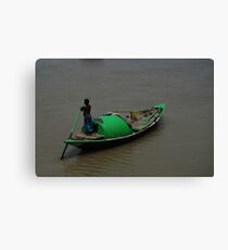 Lienzo The green Boat
