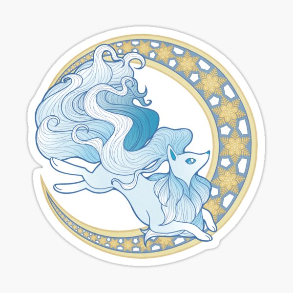Ninetails Stickers Redbubble - roblox royale high nine tails