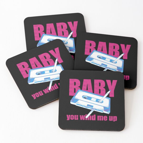 Item preview, Cassette & Pen Retro Throwback Baby You Wind Me Up Graphic print designed and sold by NoveltyMerch.