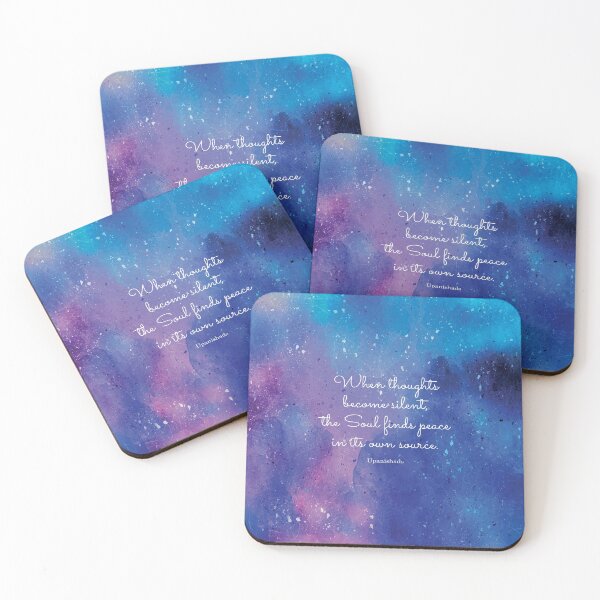 Item preview, When thoughts become silent, the Soul finds peace in its own source. Upanishads designed and sold by StudioCitrine.