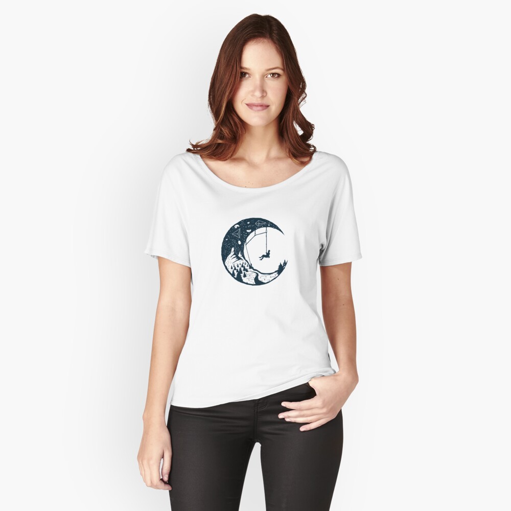 Aperçu de l'œuvre T-shirt coupe relax créée et vendue par Designwith8.