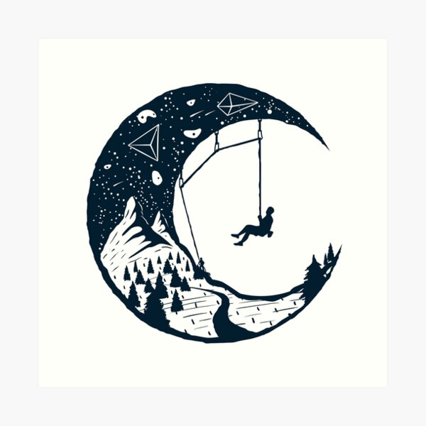 Climber's Sky | Climbing Art Print