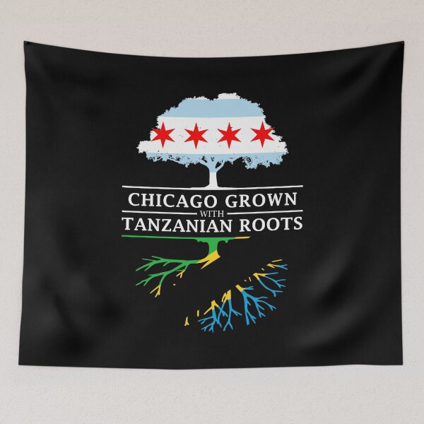 Item preview, Chicago Grown with Tanzanian Roots designed and sold by ockshirts.