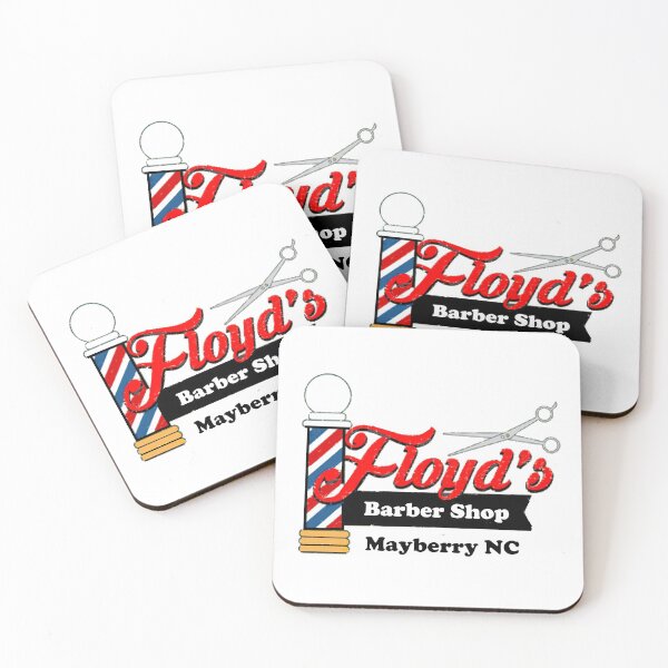 Item preview, Floyds Barber Shop designed and sold by SwampfoxDesign.