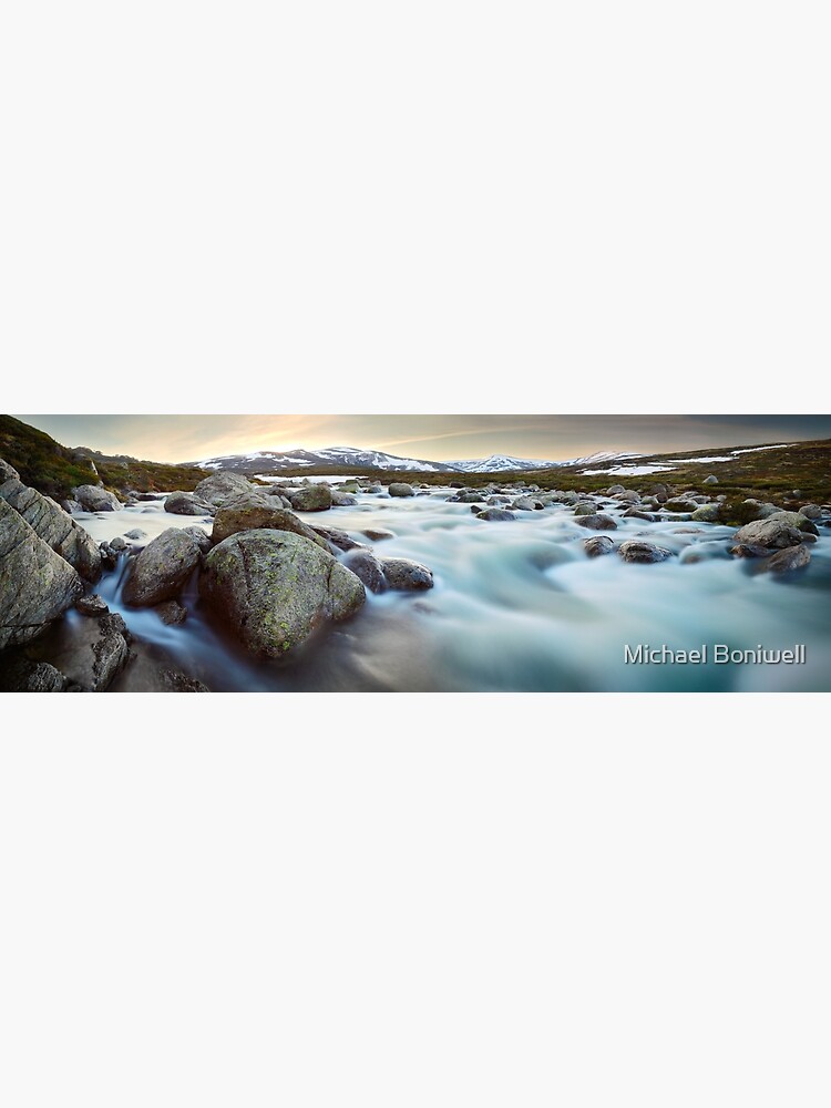 Snowy River Sunset, Mt Kosciuszko, New South Wales, Australia by Chockstone