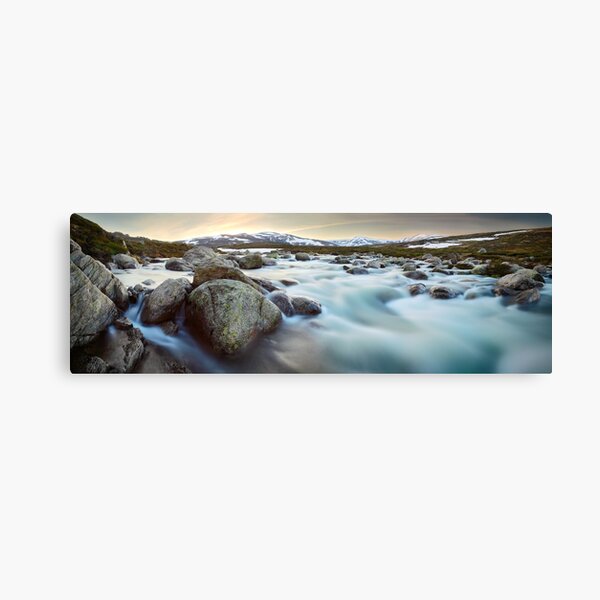 Snowy River Sunset, Mt Kosciuszko, New South Wales, Australia Canvas Print