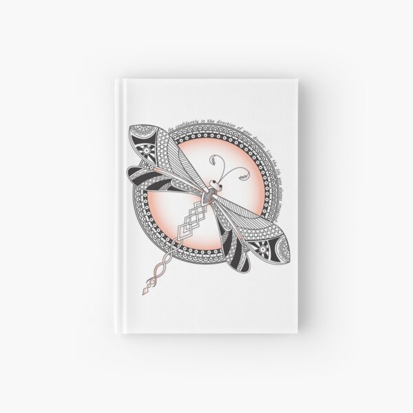 DragonFly Mandala Hardcover Journal
