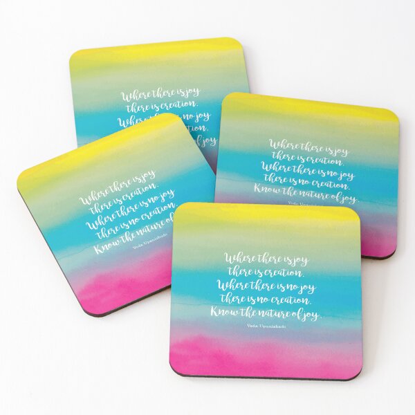 Item preview, Where there is joy there is creation. Veda Upanishads designed and sold by StudioCitrine.