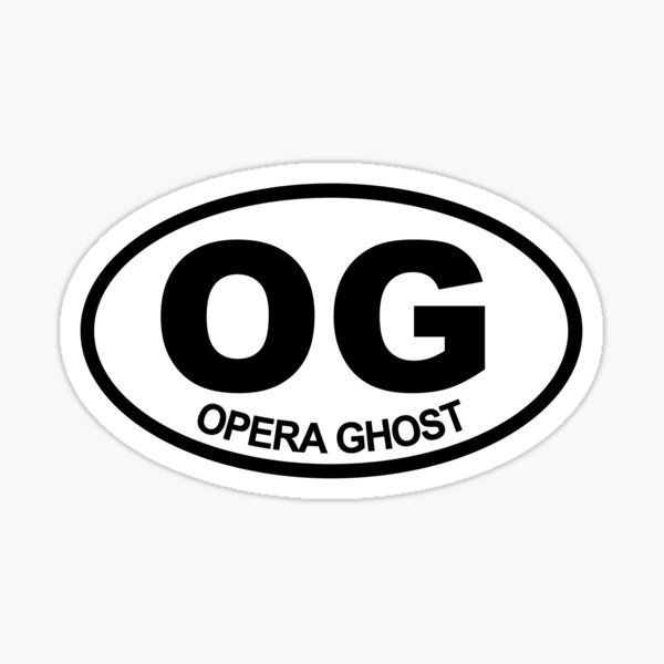 OG oval Sticker