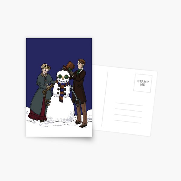 Have Yourself a Steampunk Christmas Postcard