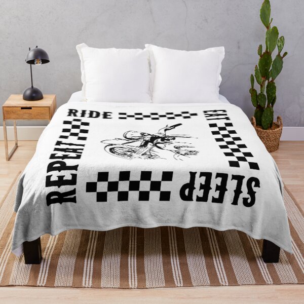 Item preview, RIDE EAT SLEEP REPEAT - Motorcyclist gift idea designed and sold by billky.