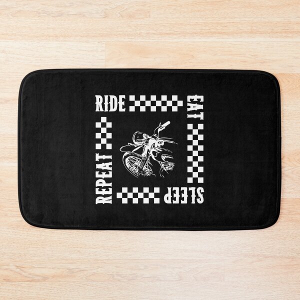 Item preview, RIDE EAT SLEEP REPEAT - Motorcyclist gift idea - white version designed and sold by billky.