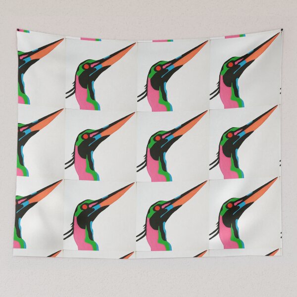 Item preview, Funky heron  designed and sold by Belinda Moore.