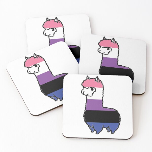 Item preview, Genderfluid Alpaca designed and sold by ObsessiveTesla.