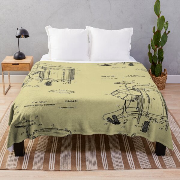 Item preview, Drum Kit Patent Image 1951 designed and sold by MadebyDesign.