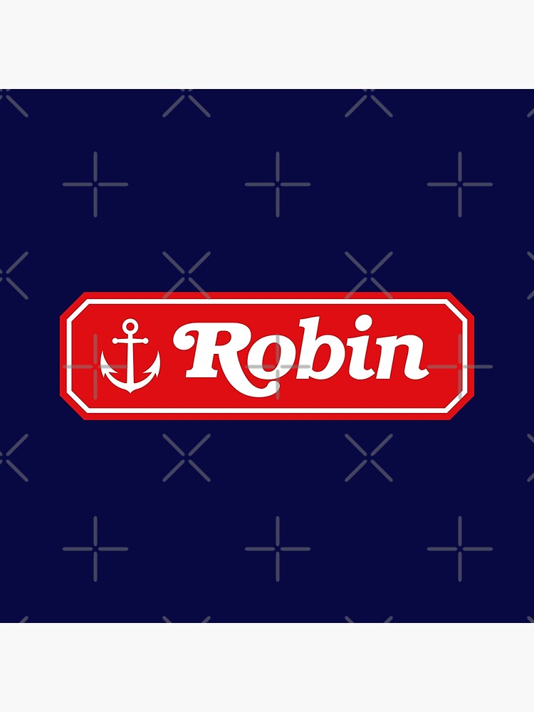 "Robin Scoops Ahoy Name Tag" Art Print for Sale by lexipej Redbubble