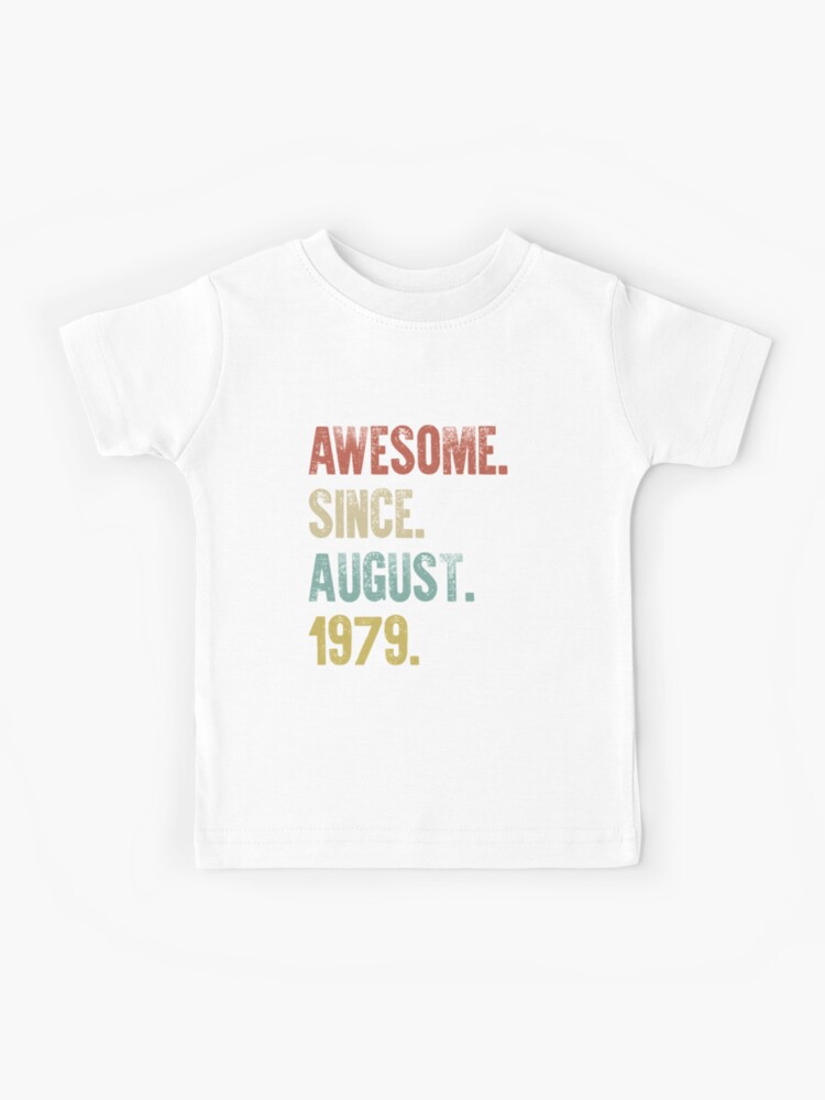 august 1979 t shirt