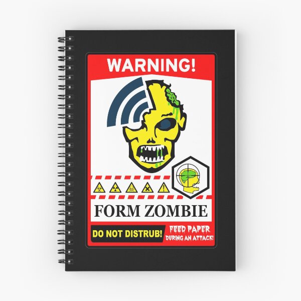 Item preview, Form Zombie; Warning; designed and sold by StickerApe.