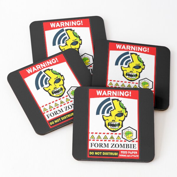 Item preview, Form Zombie; Warning; designed and sold by StickerApe.