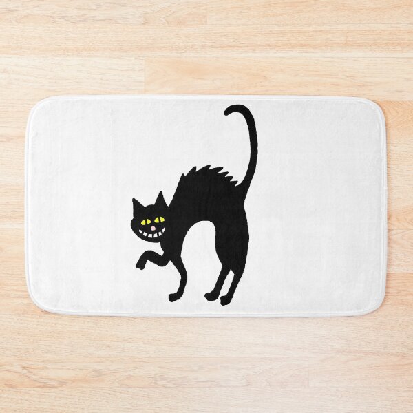 Item preview, Arching Smiling Black Cat designed and sold by imphavok.
