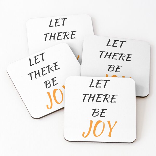 Item preview, Let There Be Joy - White designed and sold by 4wordsmovement.