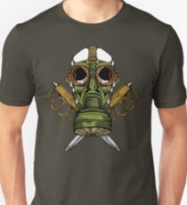Gas Mask and Trench Knife Unisex T-Shirt
