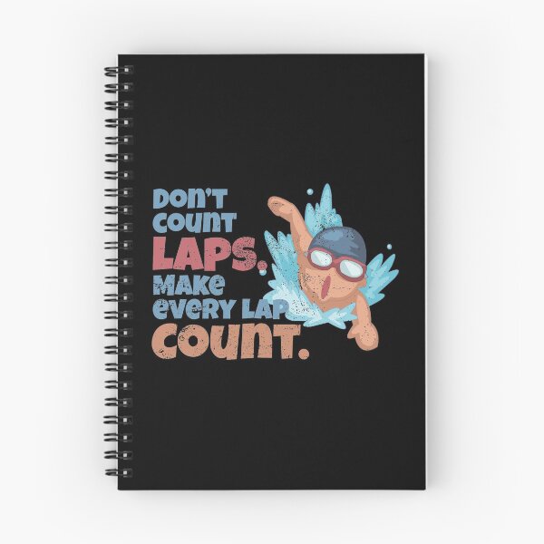 Item preview, Don't Count Every Lap Swimming Funny Swimmer design designed and sold by blive.