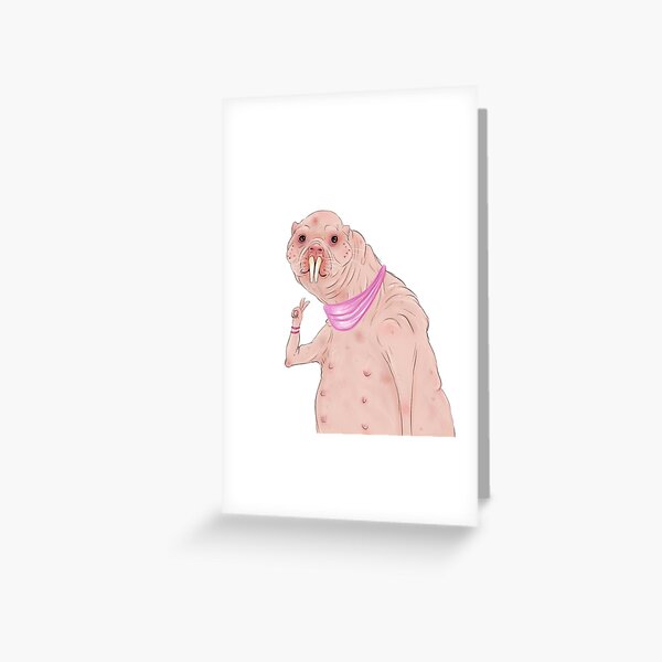 Nakey mole rat Greeting Card