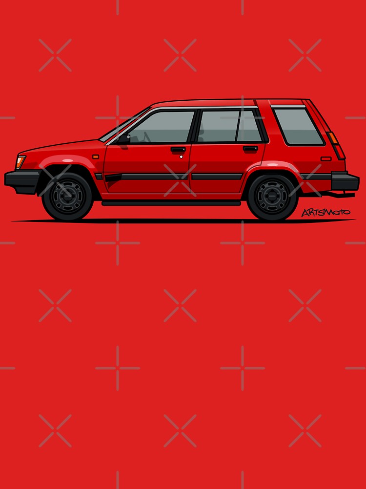 "Jesse Pinkman's Crappy Red Toyota Tercel SR5 4WD Wagon AL25" T-shirt ...