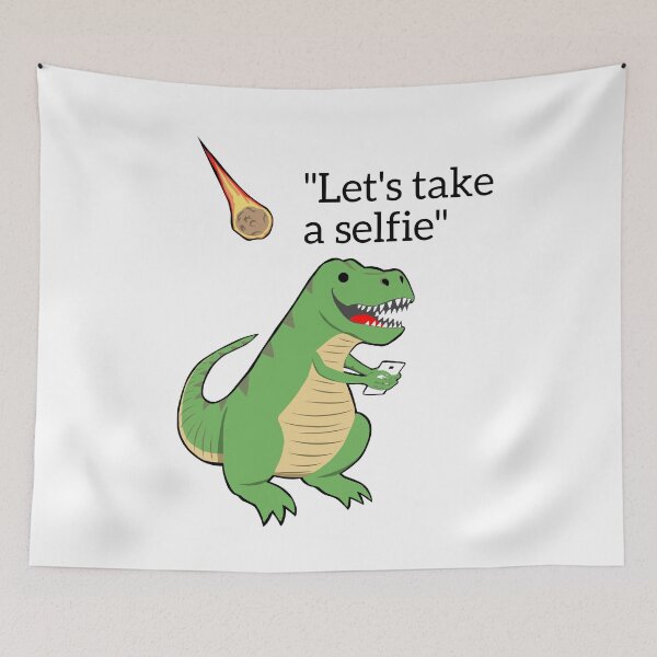 Item preview, T Rex selfie designed and sold by Tim Addison.