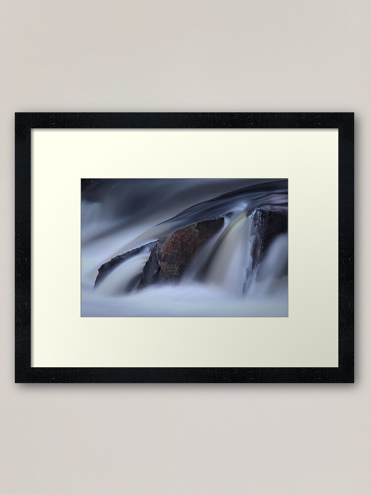 Alternate view of River Affric Cascades, close up Framed Art Print