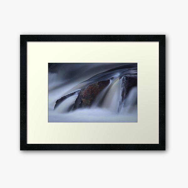 River Affric Cascades, close up Framed Art Print