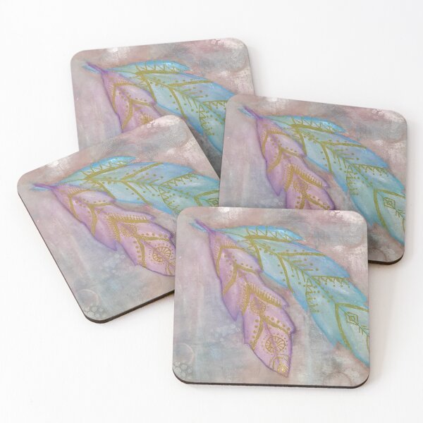 Item preview, Feathers Pasels designed and sold by LiveWildnSacred.