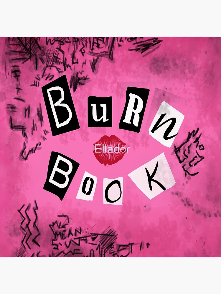 Mean Girls The Burn Book Strapped – Designer Clutch Bags