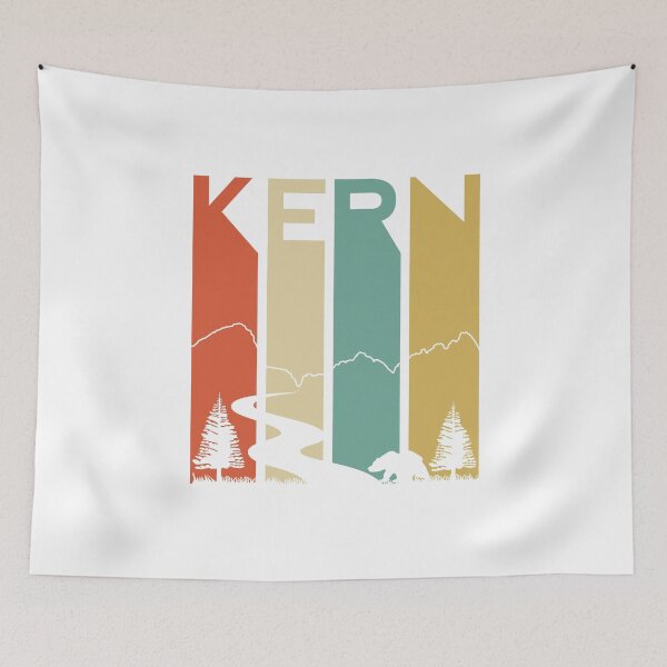 Item preview, Kern River California Sequoia Forest Kernville Retro Camping designed and sold by Shirt-Surf.