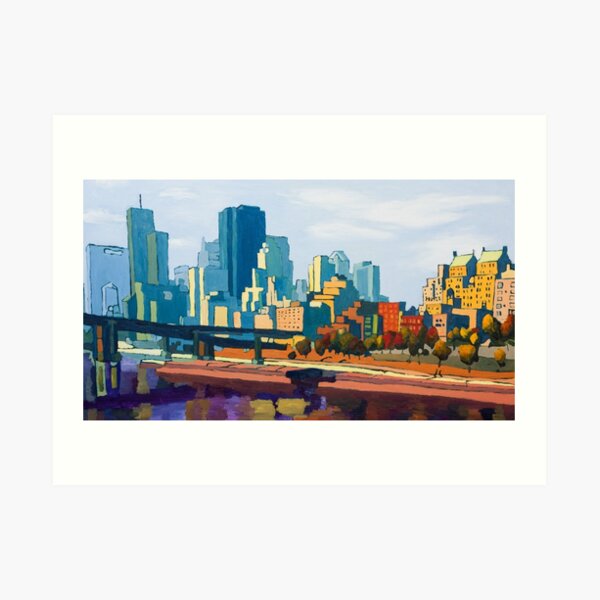 GTA IV Cityscape, Late Afternoon Art Print