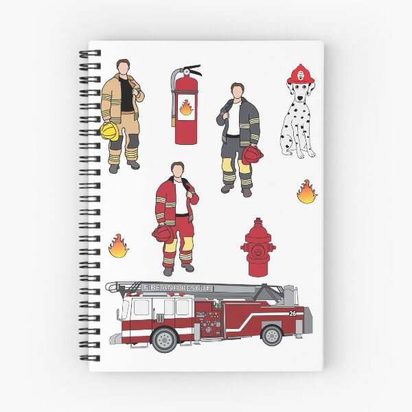 Item preview, Bombero, camión de bomberos, bombero designed and sold by PLLDesigns.