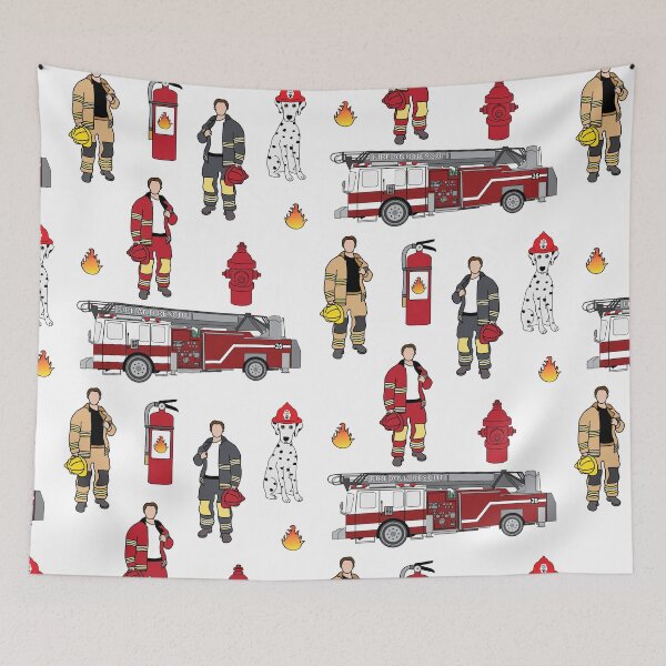 Item preview, Fireman, Fire Truck, Fire Fighter designed and sold by PLLDesigns.