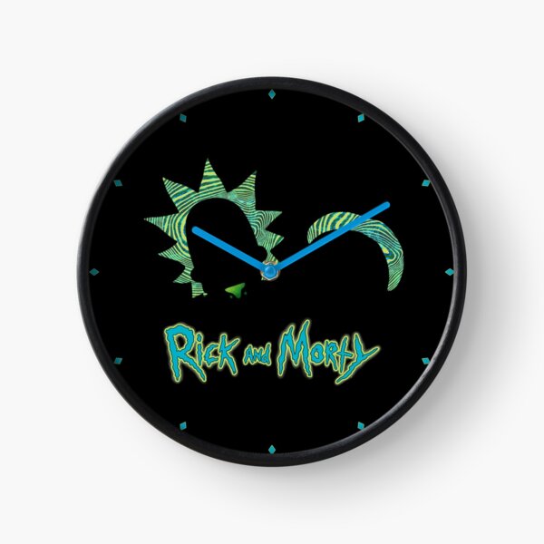 Rick and Morty Portal Style Clock