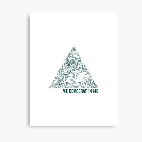 Item preview, Mount Democrat Topo designed and sold by januarybegan.