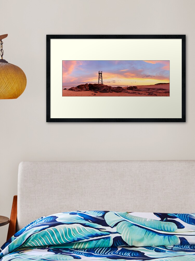 Thumbnail 2 of 7, Framed Art Print, Redhead Beach Sunset, Newcastle, New South Wales, Australia designed and sold by Chockstone.