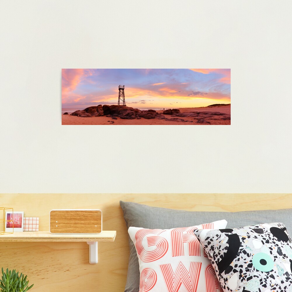 Redhead Beach Sunset, Newcastle, New South Wales, Australia Photographic Print