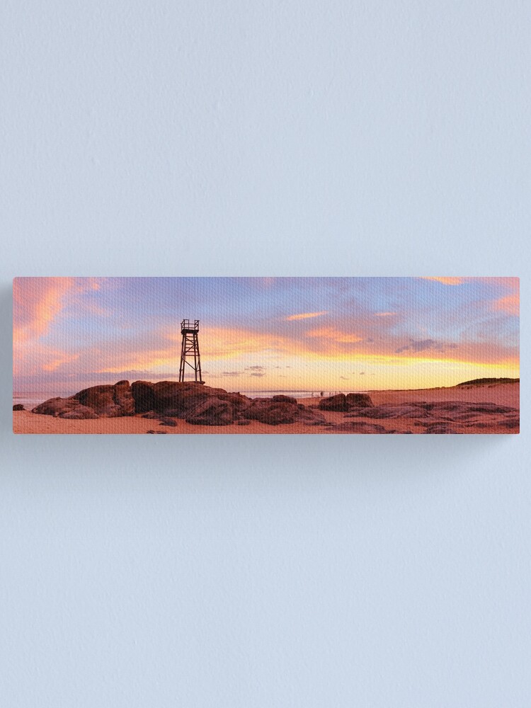 Thumbnail 1 of 3, Canvas Print, Redhead Beach Sunset, Newcastle, New South Wales, Australia designed and sold by Chockstone.