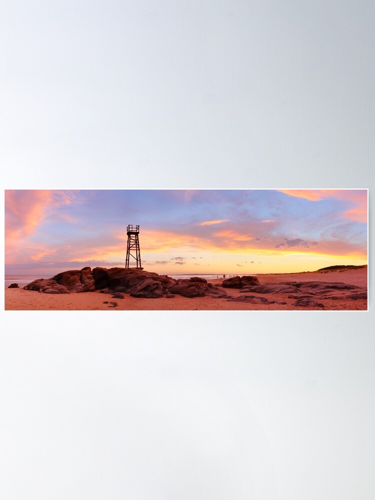 Alternate view of Redhead Beach Sunset, Newcastle, New South Wales, Australia Poster